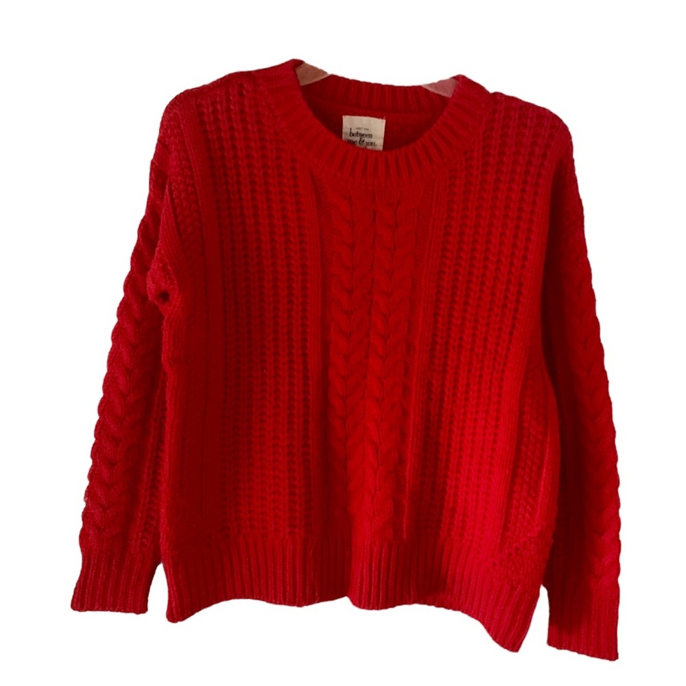 Between me & you Sweater Women’s Red Size XS - Picture 2 of 7